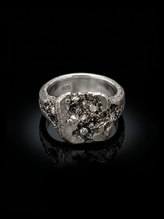 Smoky Quartz Men's Ring By Harshita Jewellery
