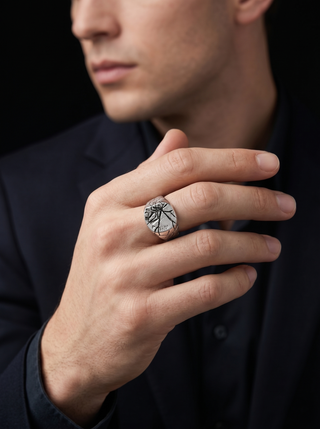 Men's Promise Ring By Harshita Jewellery