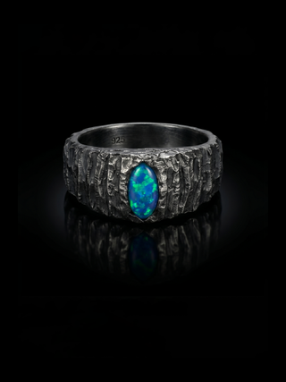 Labradorite Men's Ring By Harshita Jewellery