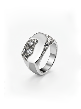 Blue Topaz Men's Ring By Harshita Jewellery
