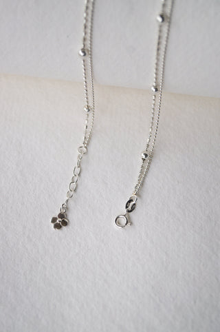 Station Beads Two Layer Anklet By Harshita Jewellery