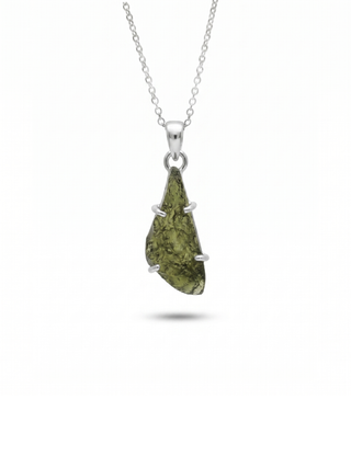 Moldavite pendant, moldavite rough pendant, 100% authentic with certified gemstone, handmade silver pendant, gift for loved ones