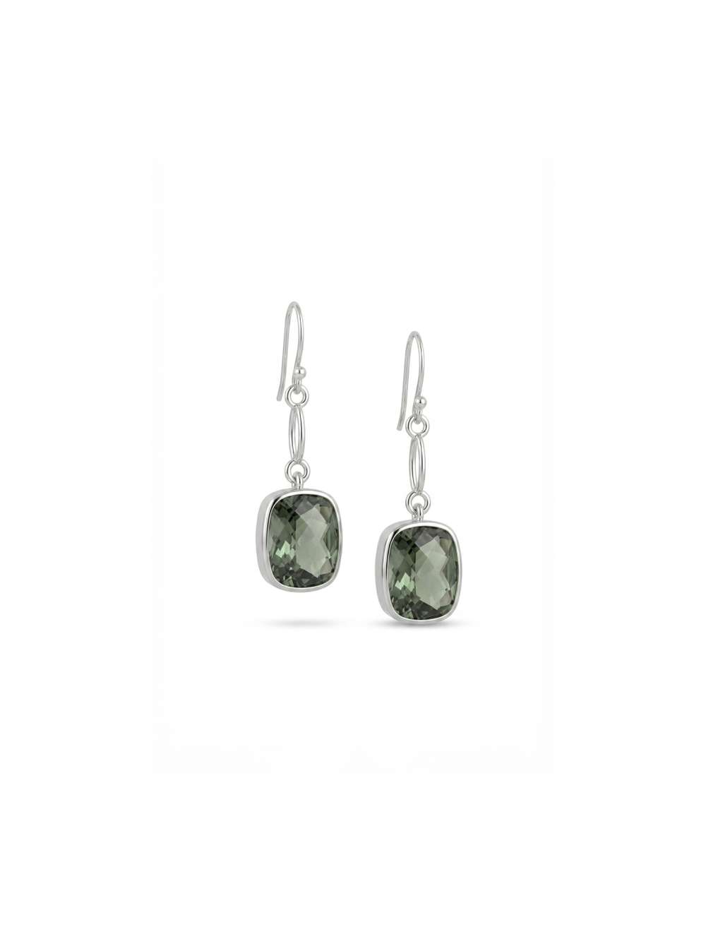 Green Amethyst Earrings By Harshita Jewellery