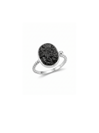 Moldavite Ring,925 Solid Sterling Silver Ring, Raw Stone Moldavite, Genuine Czech Republic Moldavite Gemstone Ring, Gift For Mom
