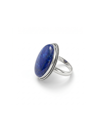Natural Lapis Lazuli ring By Harshita Jewellery