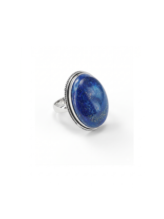 Natural Lapis Lazuli ring By Harshita Jewellery
