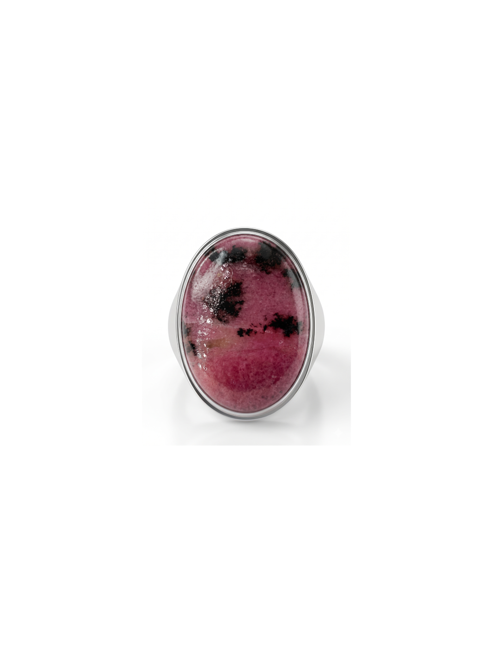 Natural Rhodonite Gemstone Ring By Harshita Jewellery