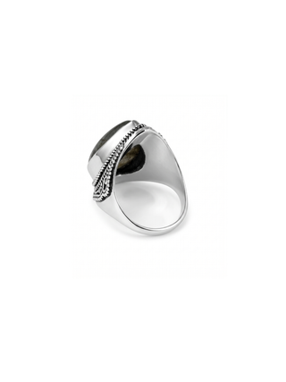 Natural Labradorite Ring By Harshita Jewellery