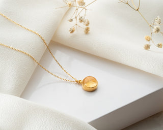Minimalist Birthstone Citrine Necklace